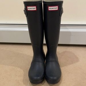Hunter rain boots, size 5